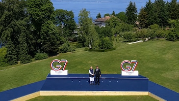 What is the blue carpet that PM Modi walked on at the G7 summit in France? What is the blue carpet that PM Modi walked on at the G7 summit in France?