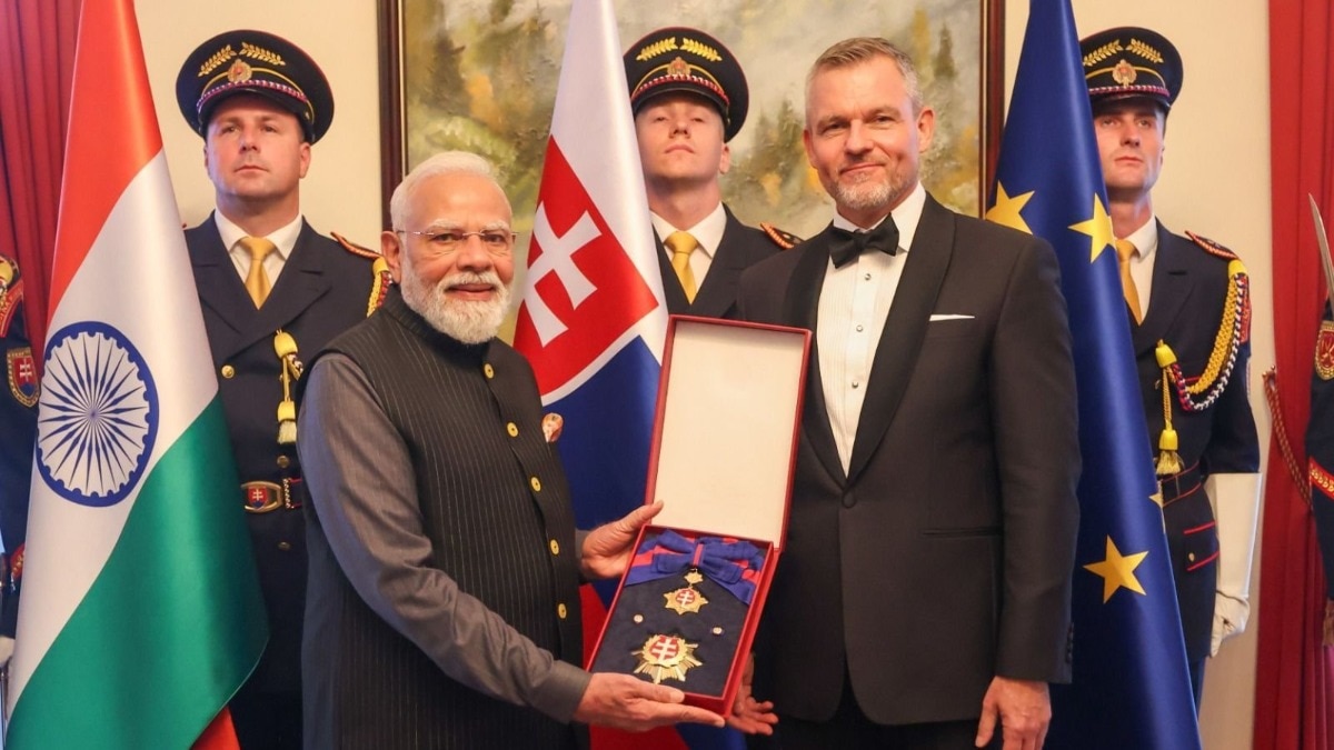 What is Order of the White Double Cross? Slovakia's top honour awarded to PM Modi