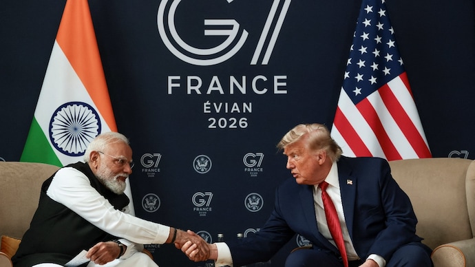 Safety of lakhs of Indian seafarers of high importance to us, says PM Modi to Trump Prime Minister Narendra Modi and Donald Trump met on the sidelines of the G7 Summit in France.