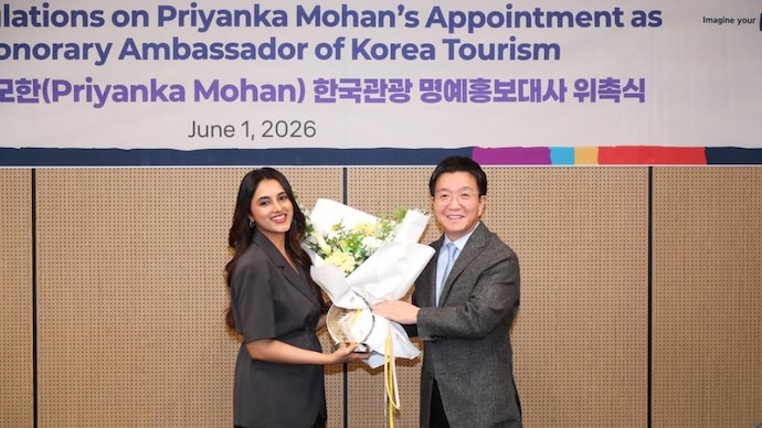 Priyanka Mohan takes on new role as Korea Tourism ambassador (Photo: X/Priyanka Mohan)