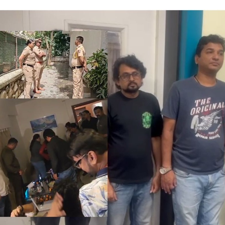 Rave party busted: 156 guests detained; ganja, hookahs, liquor worth lakhs seized