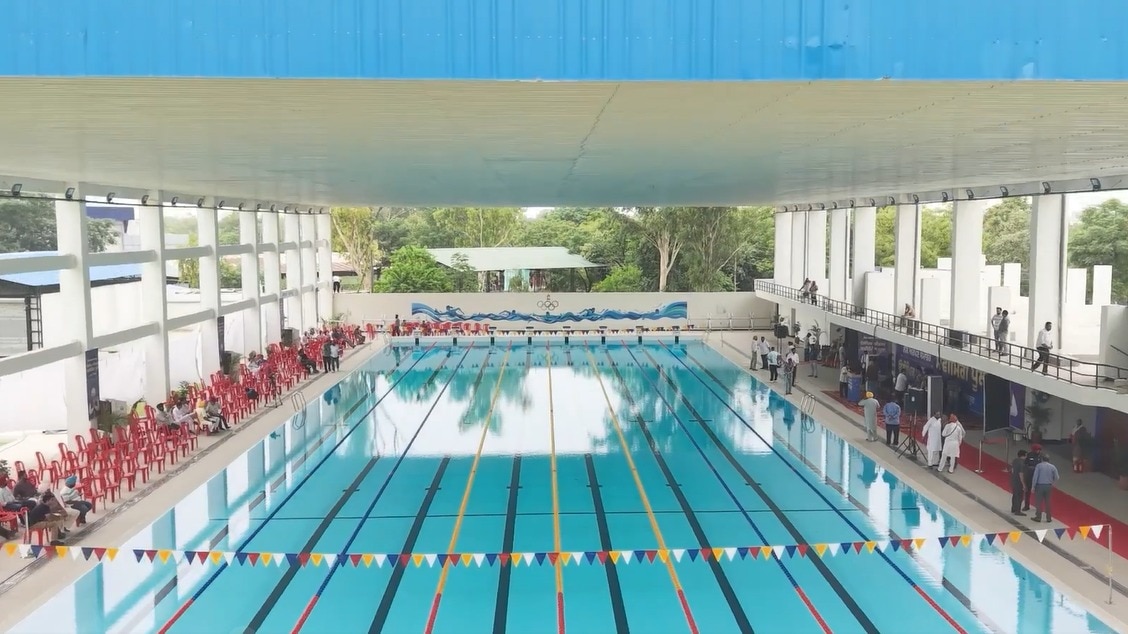Bhagwant Mann inaugurates Olympic-standard swimming pool in Punjab's Sangrur