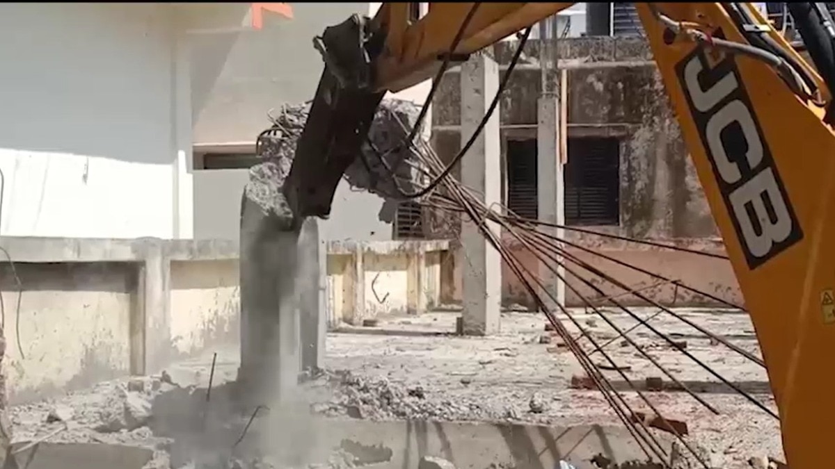 Portions of building linked to NEET accused razed voluntarily after civic notice