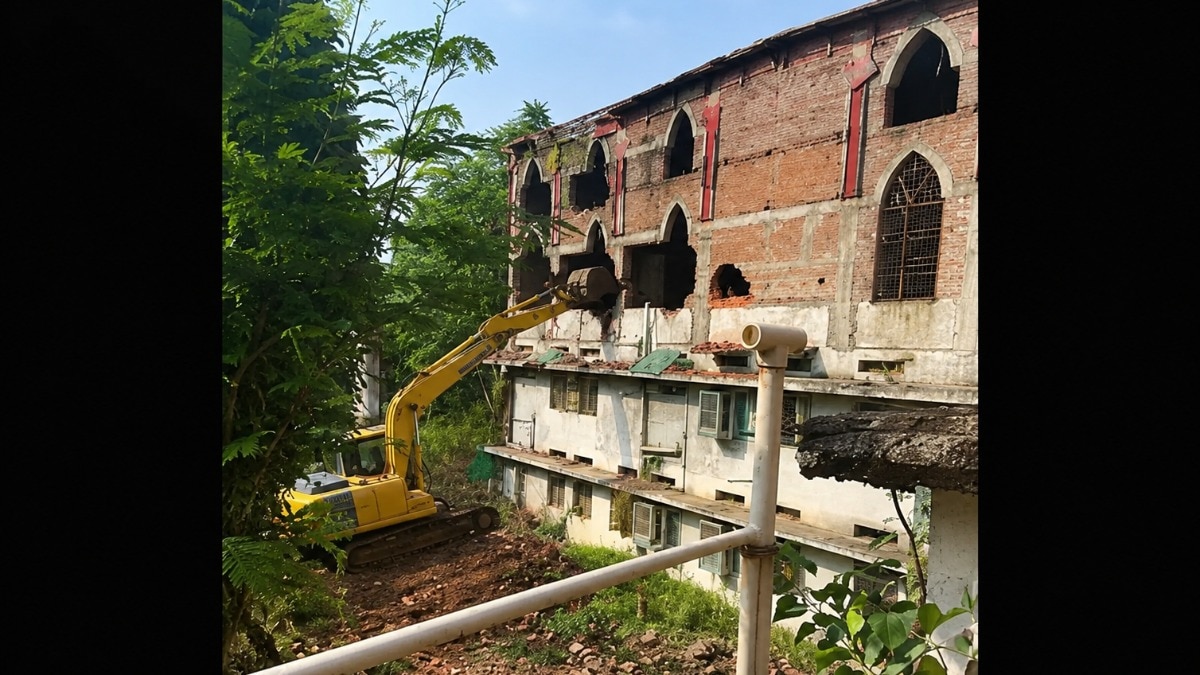 Raipur school structure demolished after row over alleged church construction