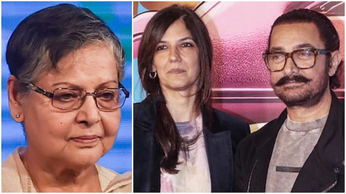 Rakhee Gulzar, Aamir Khan., Gauri Spratt