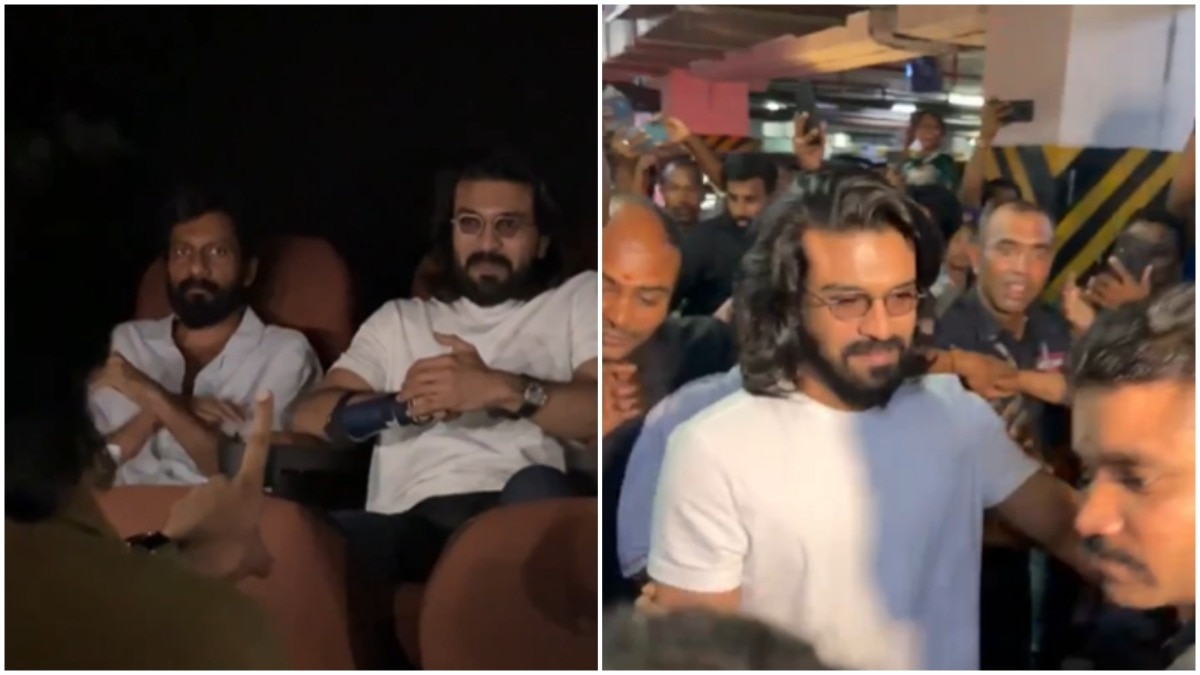 Ram Charan, Buchi Babu watch Peddi amid Janhvi row, internet seeks accountability