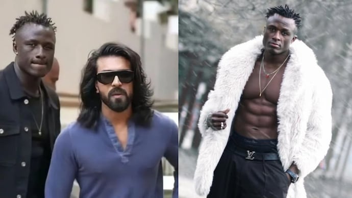Ram Charan's 27-year-old bodyguard Kevin Kunta is also an MMA fighter. Ram Charan and Kevin Kunta