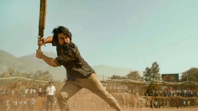 Ram Charan's Peddi may earn Rs 100 crore on its opening day. Ram Charan in Peddi