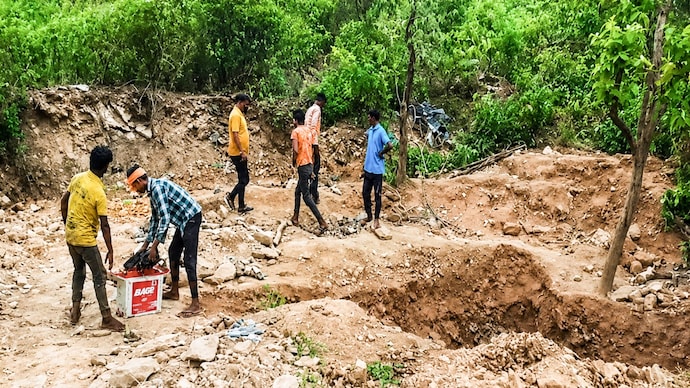 Ramgarh illegal mine