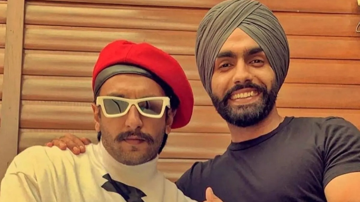 In the third row, Ammy Virk (right) weighs on Ranveer Singh (left).