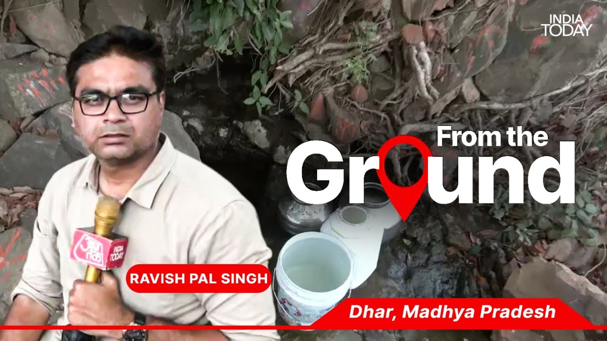 Water crisis in Madhya Pradesh village forces women into 50-foot-deep rocky ravine