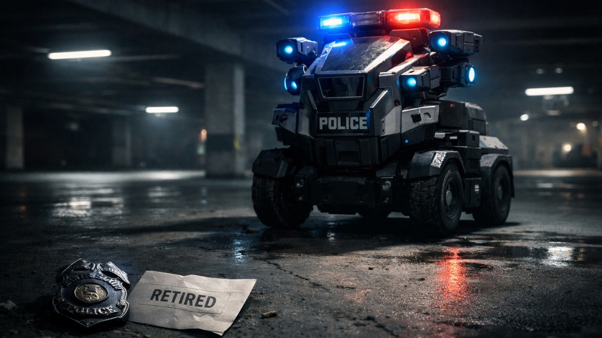 Rs 63 lakh robot cop retired after a year on duty with zero arrests and tickets