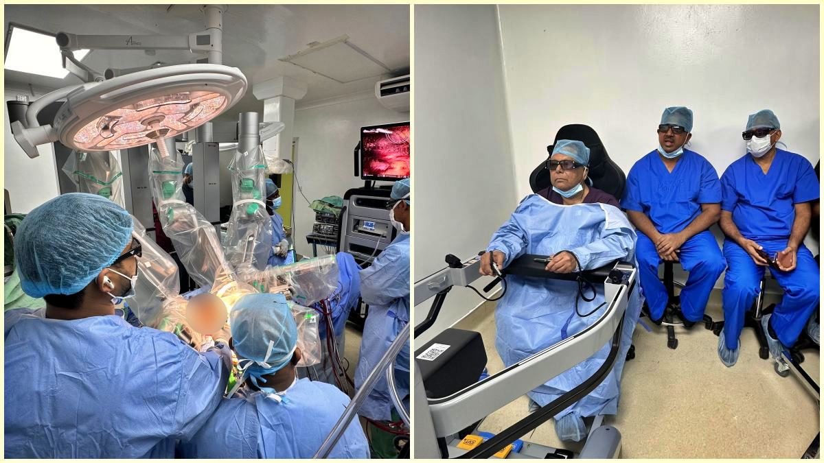 Indian surgeon sets world record, performs surgery from 20,0
