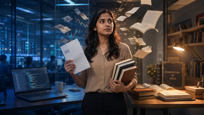 Rs 45 LPA wasn't enough: Microsoft engineer quits to chase UPSC dream (AI generated image)