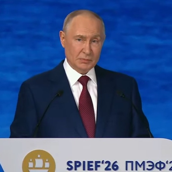 Russian President Vladimir Putin at SPIEF 2026