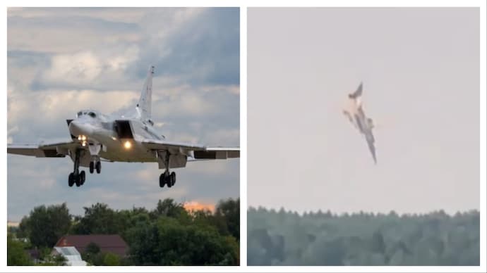 Russian Tu-22M3 strategic bomber plane