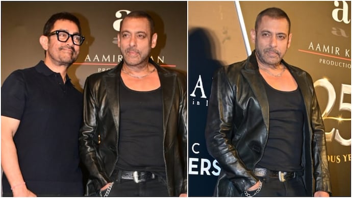 Salman Khan attended 25 year celebrations of Aamir Khan productions. (Credit: Yogen Shah) Salman Khan