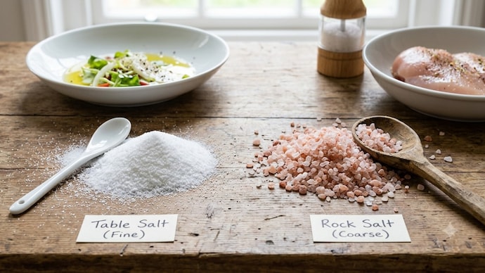 Salt vs rock salt: Difference and which to use in cooking (AI generated image)