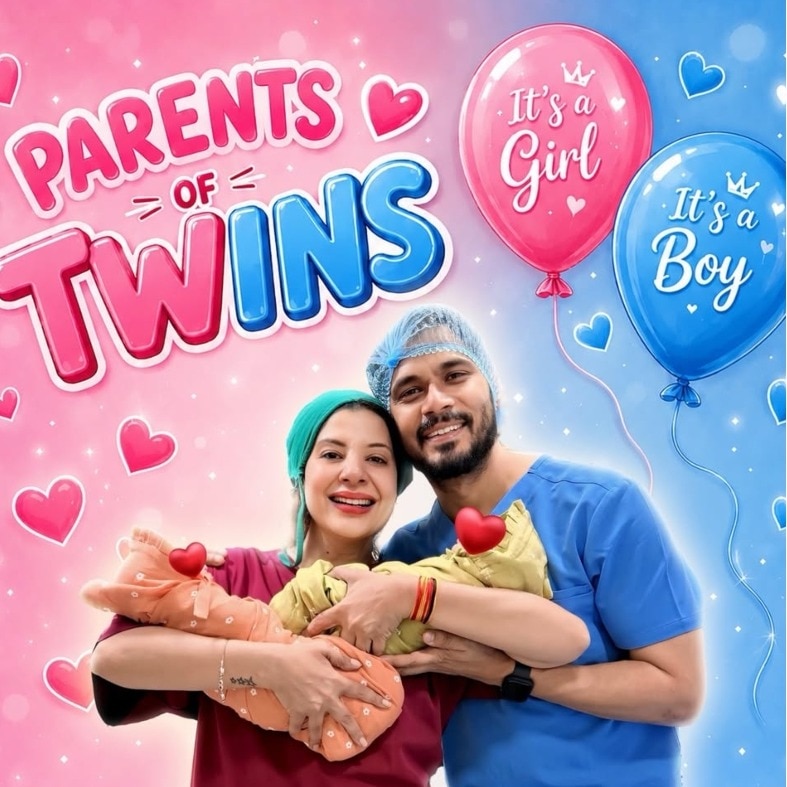 Actor Sambhavna Seth welcomes twins, says Maha Diwali came early this year