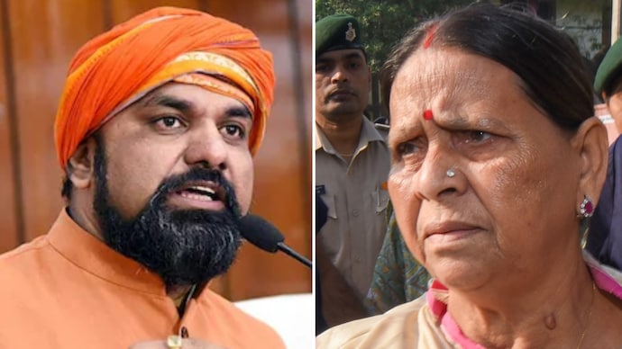 Samrat Choudhary attacks Rabri Devi as RJD targets NDA over government residences.