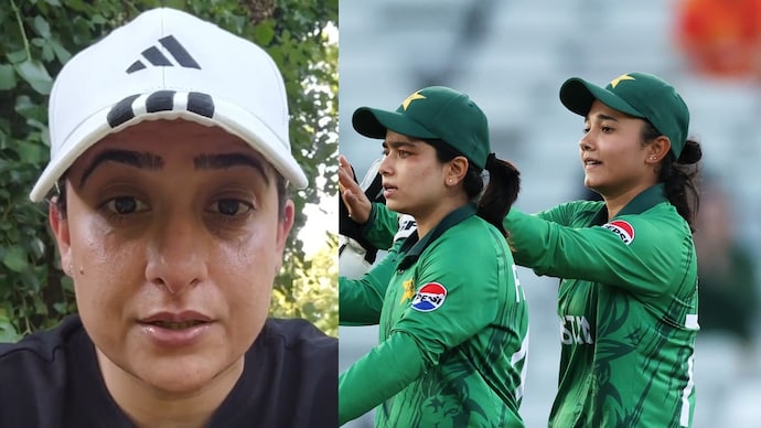 Ex-Pakistan captain Sana Mir slams sexist remarks at women's team. Courtesy: ICC/Getty Images/Sana Mir Instagram Sana Mir