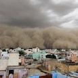 Sandstorms typically originate in the arid regions of Rajasthan, especially during the hot pre-monsoon months of April, May and June. Sandstorms typically originate in the arid regions of Rajasthan, especially during the hot pre-monsoon months of April, May and June.