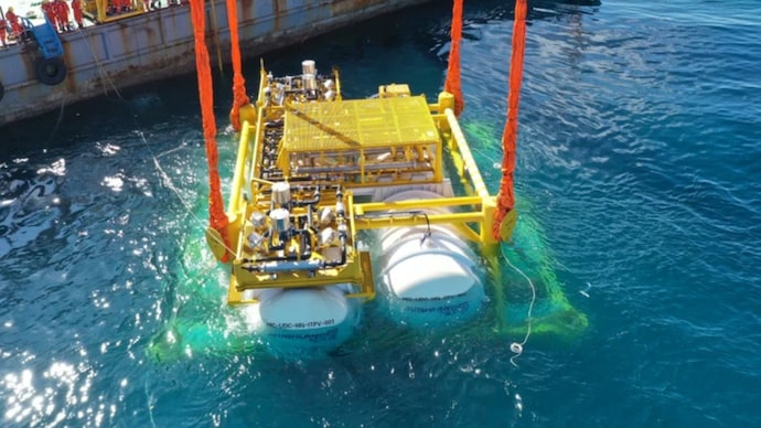 The first underwater datacentre has begun operations in China. (Photo: Shanghai Hailanyun Technology)