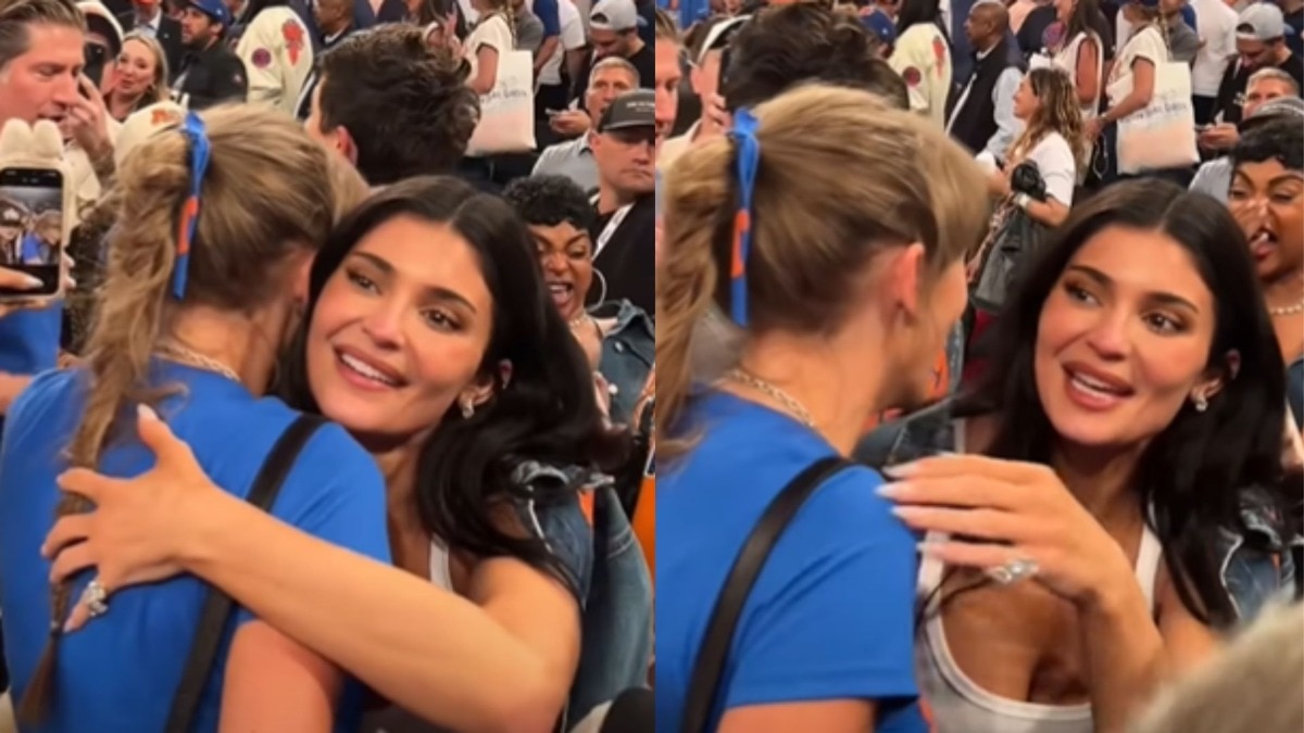 Taylor Swift and Kylie Jenner's friendly courtside reunion c