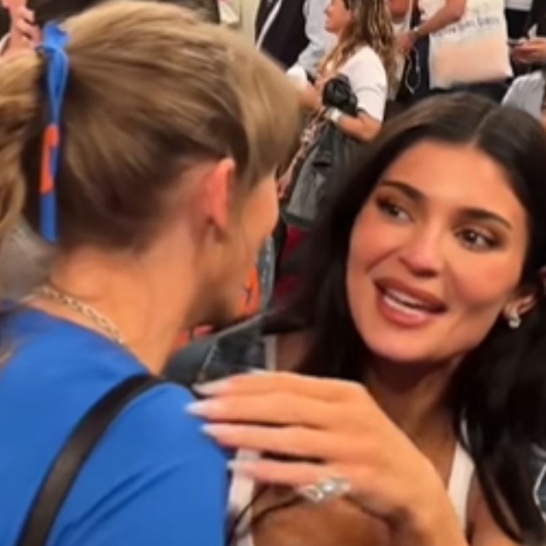 Taylor Swift and Kylie Jenner's friendly courtside reunion catches fans off guard