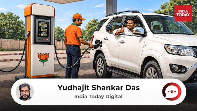The BJP can fuel K Annamalai's solo ride in Tamil Nadu to benefit from support on national issues in Parliament. (Image: India Today Image/ Generative AI) The BJP can fuel K Annamalai's solo ride in Tamil Nadu to benefit from support on national issues in Parliament. (Image: India Today Image/ Generative AI)