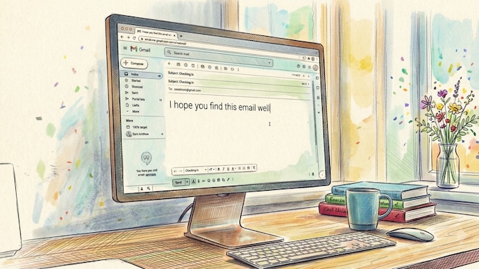 The curious case of 'Hope this email finds you well': What if we stopped saying it? (AI generated image)