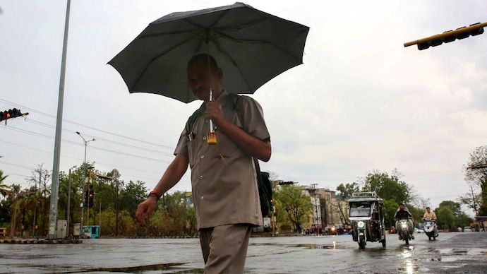 The monsoon has finally arrived in Central India, but it has brought thunderstorms, lightning and gusty winds of up to 70 kmph. Even with the rains here, India is sitting on a 42 per cent rainfall deficit this June. (Photo: PTI)