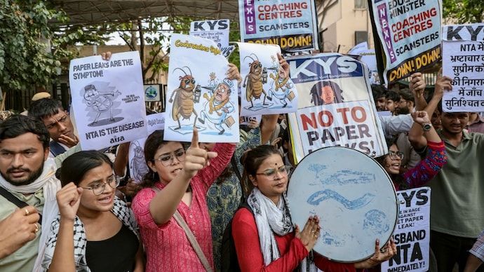 The NTA chief Abhishek Singh said the Indian Air Force will transport NEET question papers for the June 21 exam. The NTA chief Abhishek Singh said the Indian Air Force will transport NEET question papers for the June 21 exam.