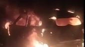 Three men threw petrol bomb on businessman's car