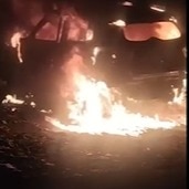 Caught on camera: Masked men throw petrol bomb on businessman’s car