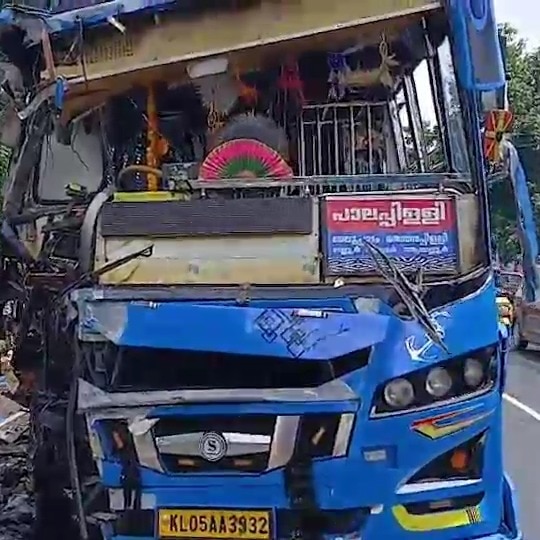 Several injured as two buses collide in Kerala, cabin cut to rescue driver