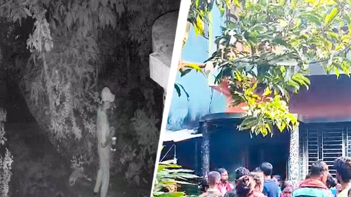 TMC worker's house set ablaze in Bengal, CCTV captures suspect before attack