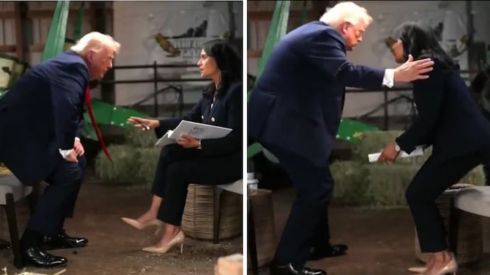It unfolded during an interview for Meet the Press, where Trump defended his allegations that US elections have been rigged. (Screengrab: X/@clashreport)