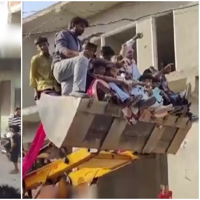 UP baraat on bulldozers slapped with challan after wedding videos go viral