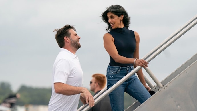 US Vice President JD Vance and his wife Usha