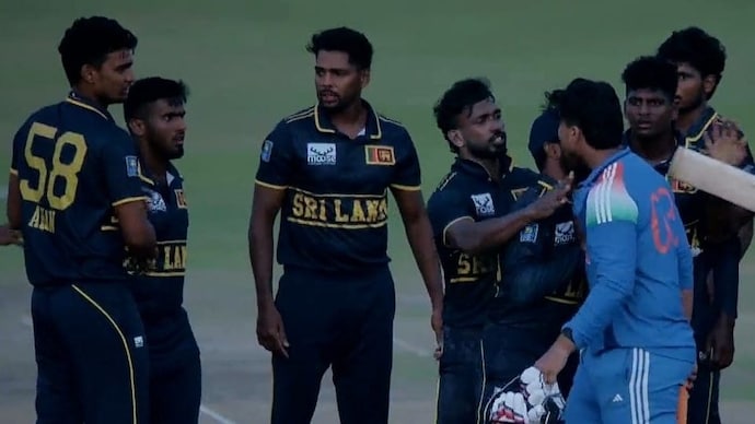 Sooryavanshi and Halambage Clash After Ill-Tempered Finish — Tensions Rise Amidst Dramatic Dambulla Encounter
