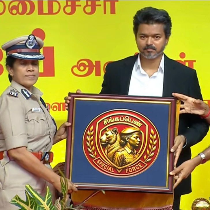 CM Vijay launches ‘Singappen’ all-women police force to prevent crimes
