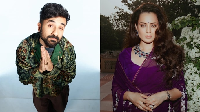 Vir Das, Kangana Ranaut's film Revolver Rani released in 2014. (Credit: Instagram/@virdas @kanganaranaut) Vir Das, Kangana Ranaut