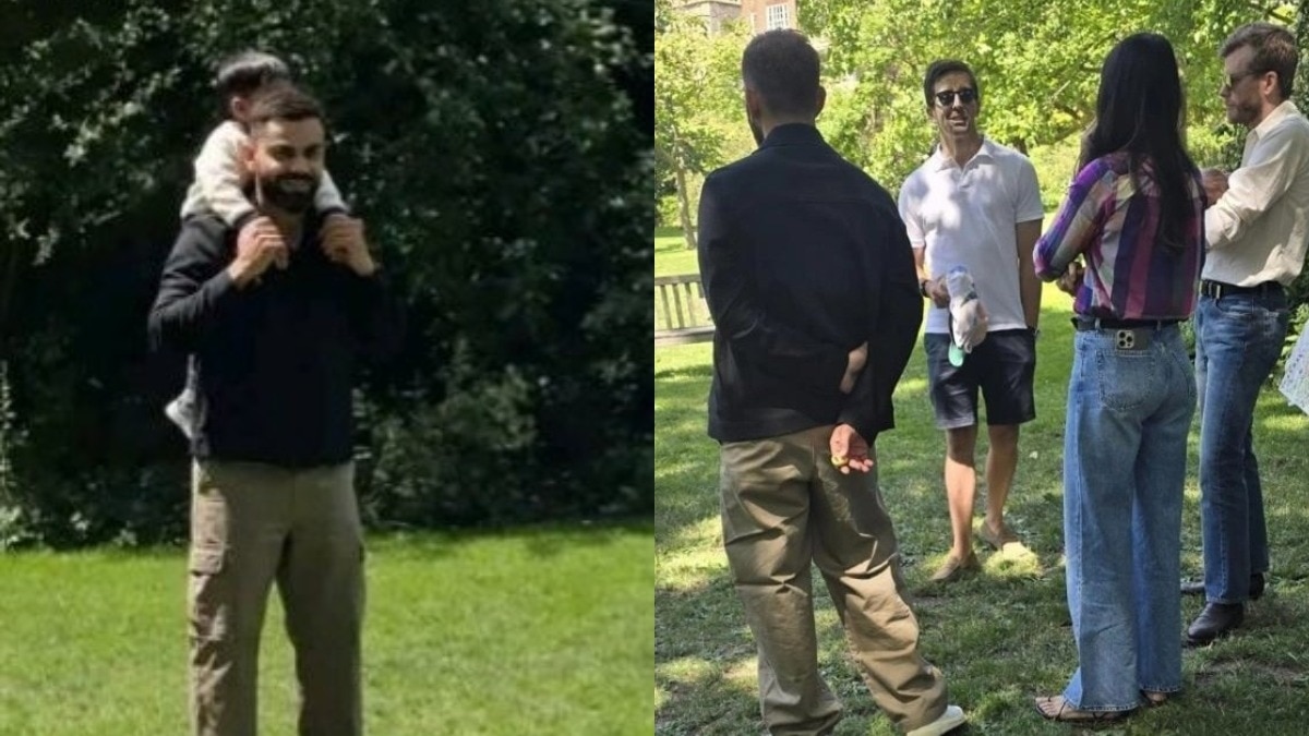 Virat Kohli, Anushka Sharma enjoying outinh in UK with children