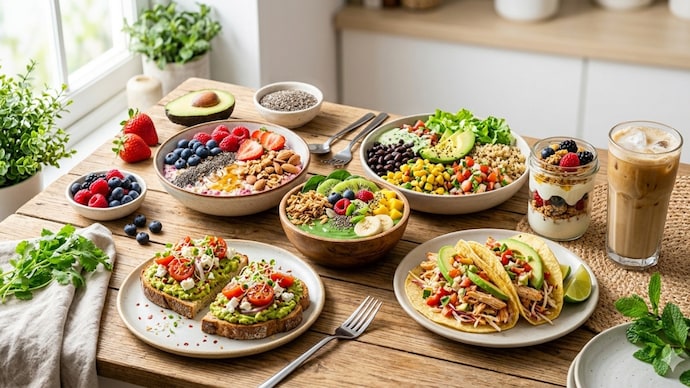From berry oats bowls to burrito bowls, several breakfast options offer a nutritious start to the day.