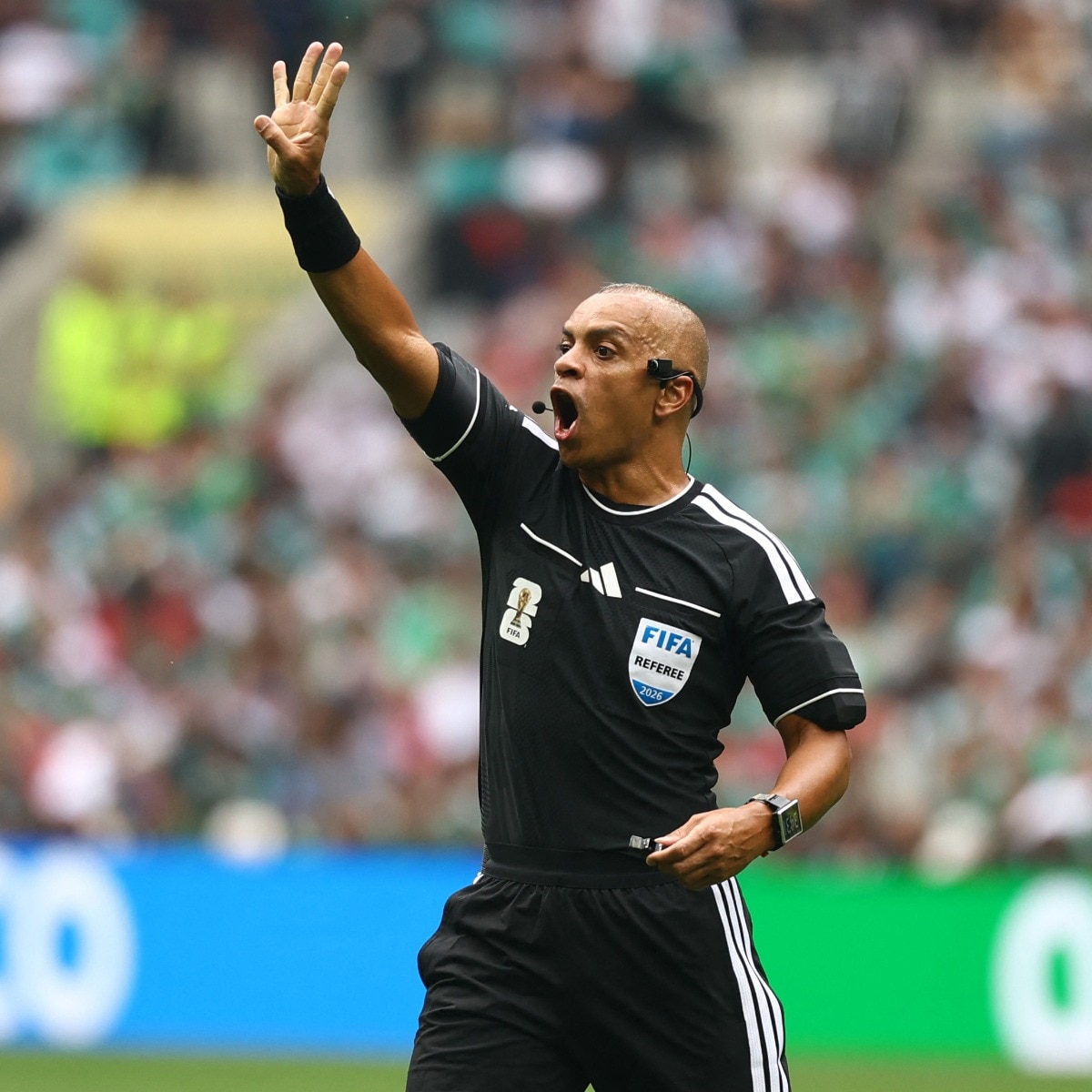 World Cup referee headset sparks RoboCop memes during Mexico opener