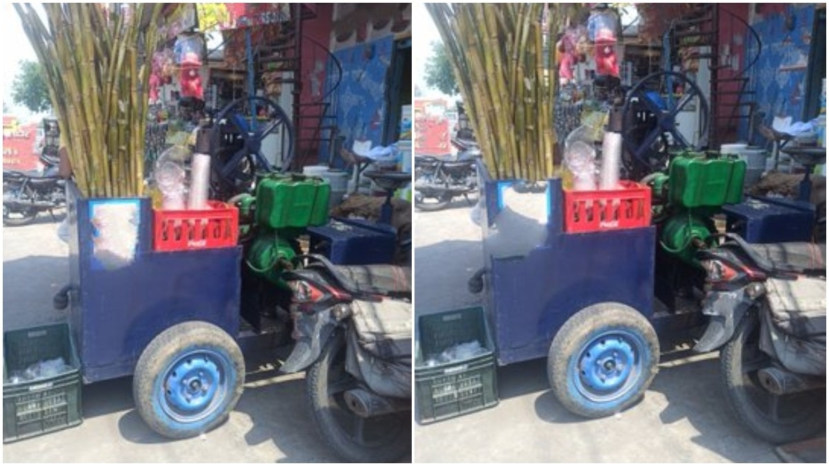 Woman stops for sugarcane juice, realises he wasn't just another regular vendor
