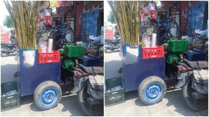 Woman stops for sugarcane juice, realises he wasn't just another regular vendor