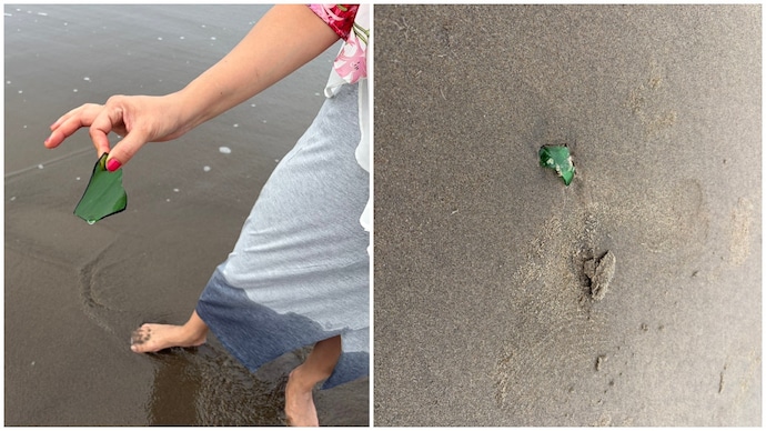 YouTuber finds broken glass scattered across Goa Morjim beach