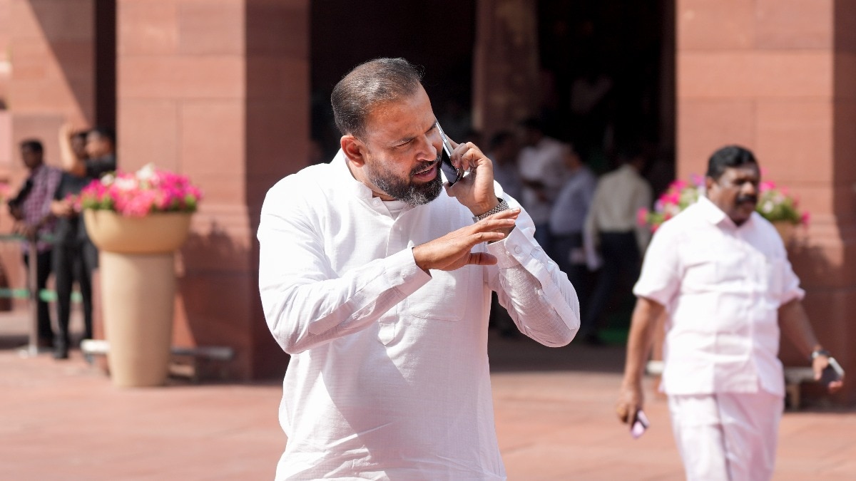TMC MP Yusuf Pathan during the second part of Budget session of Parliament, in New Delhi, Tuesday, March 10, 2026. (PTI Photo/Salman Ali)(PTI03_10_2026_000063B) yusuf